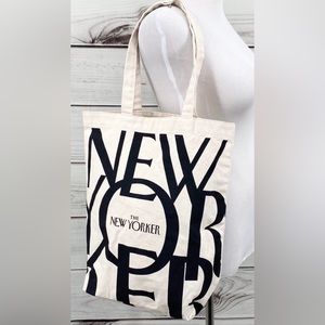 The New Yorker Canvas Tote Bag